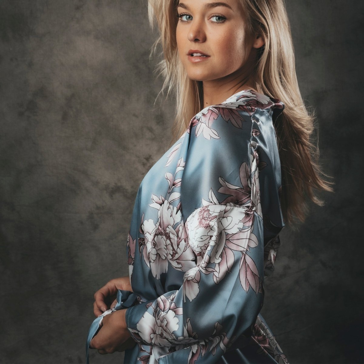 Kimono Dames Satijn Floral Dream - Kimomi