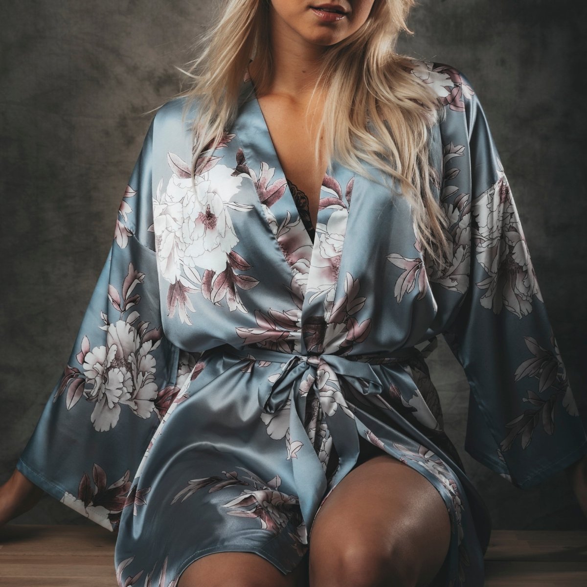 Kimono Dames Satijn Floral Dream - Kimomi