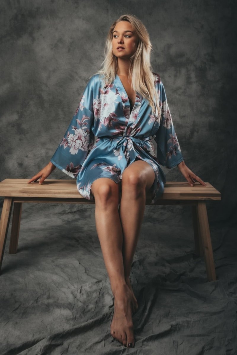 Kimono Dames Satijn Floral Dream - Kimomi