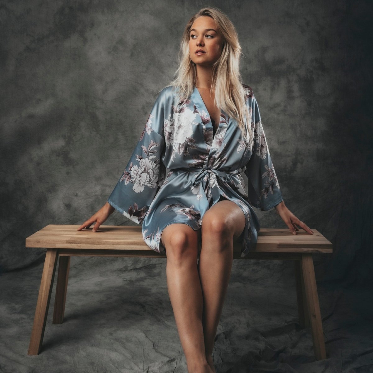 Kimono Dames Satijn Floral Dream - Kimomi