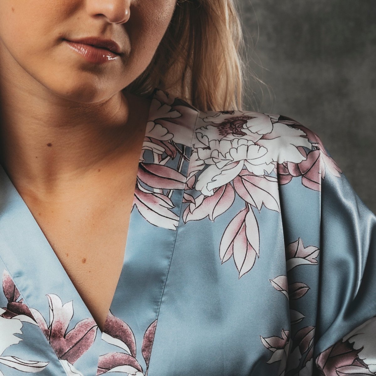 Kimono Dames Satijn Floral Dream - Kimomi