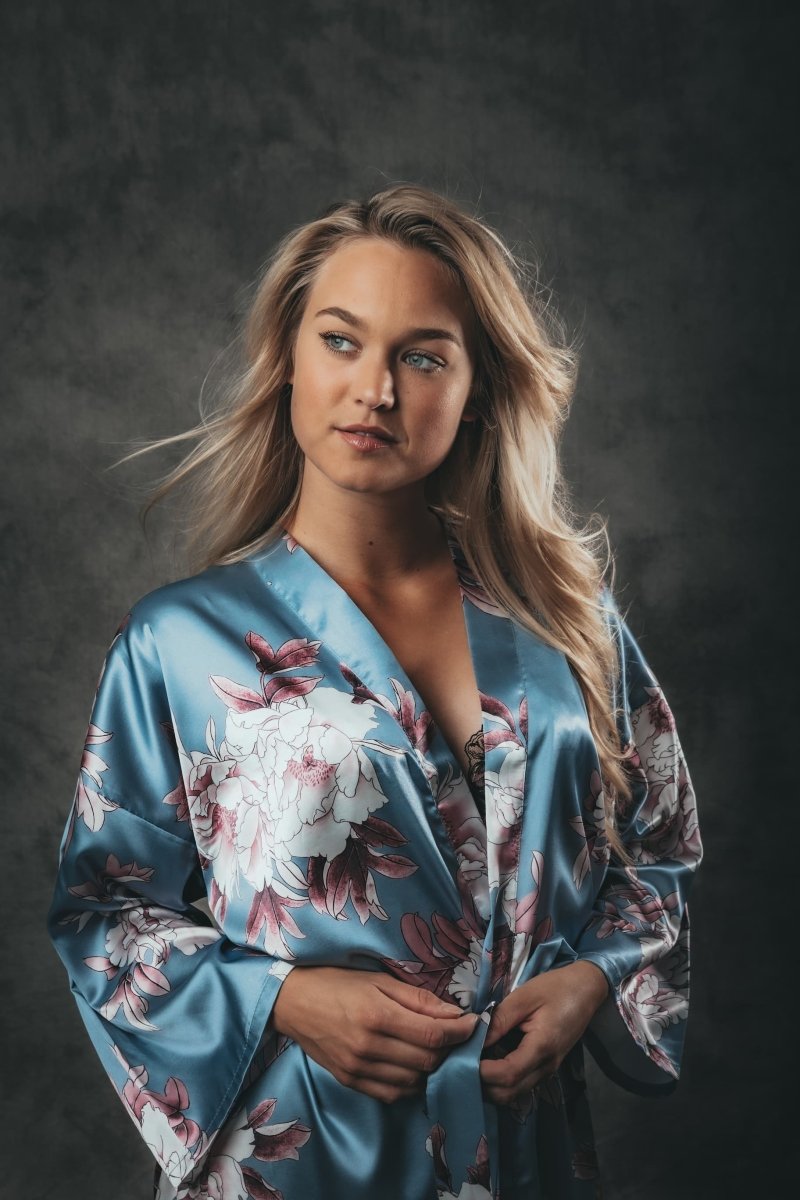 Kimono Dames Satijn Floral Dream - Kimomi
