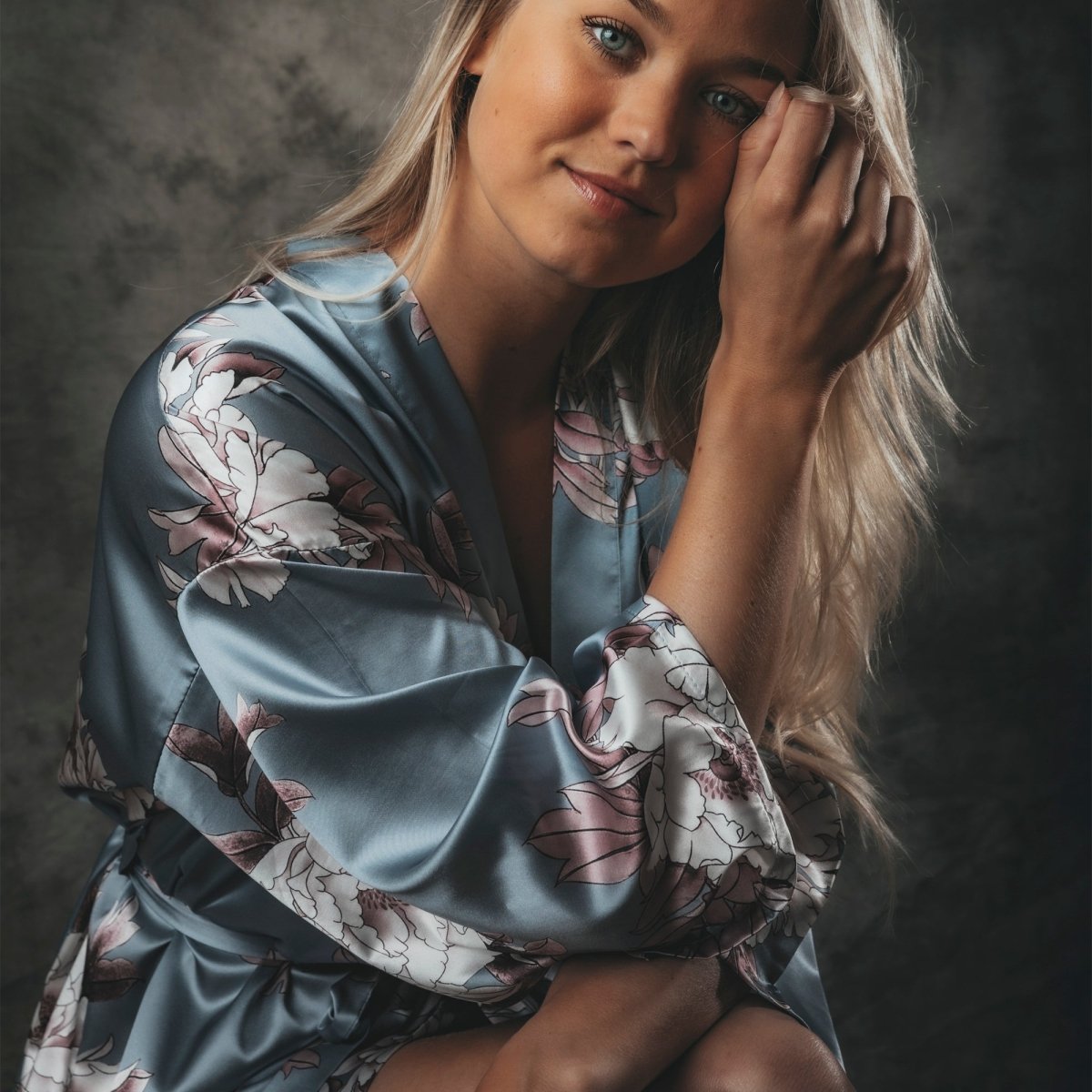 Kimono Dames Satijn Floral Dream - Kimomi