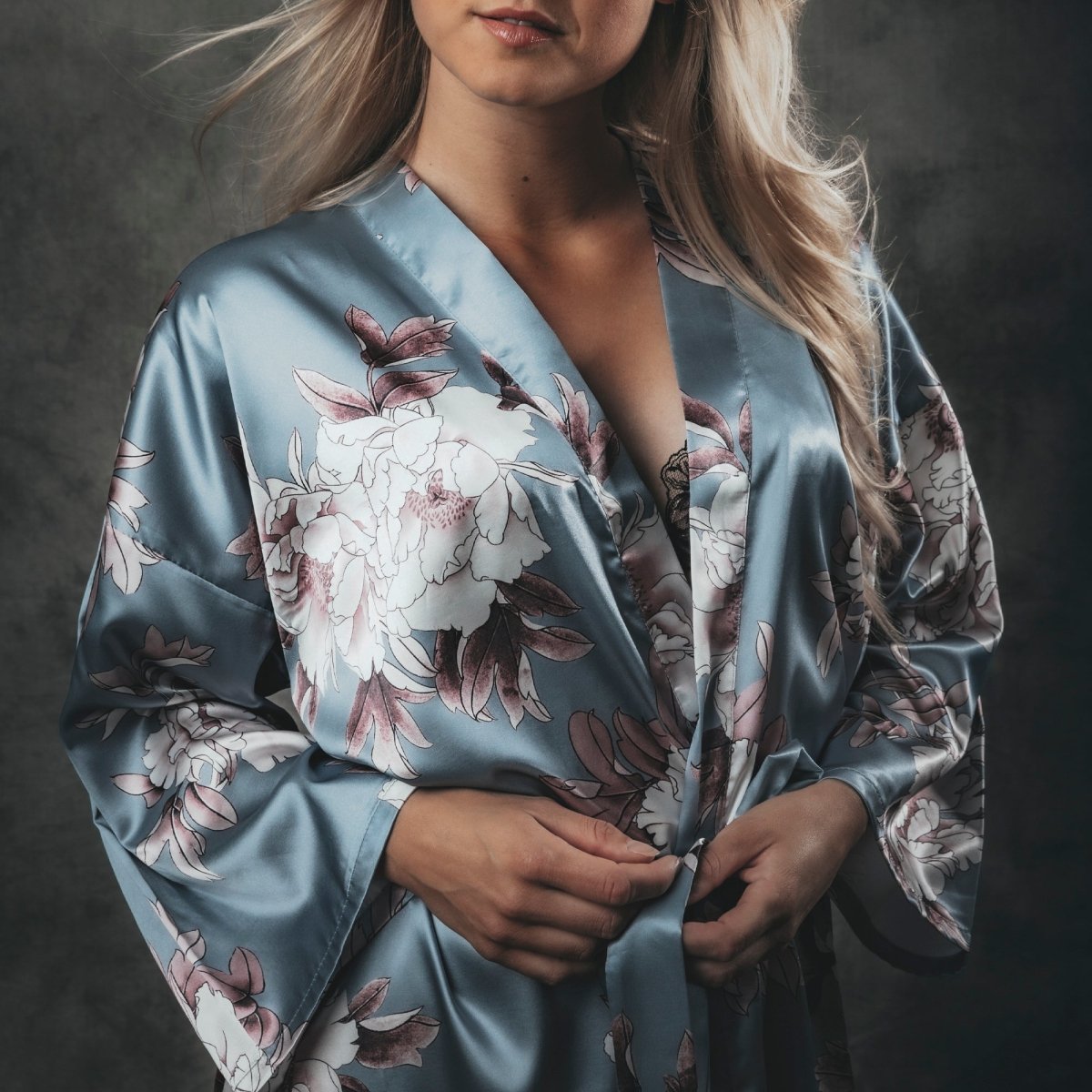 Kimono Dames Satijn Floral Dream - Kimomi