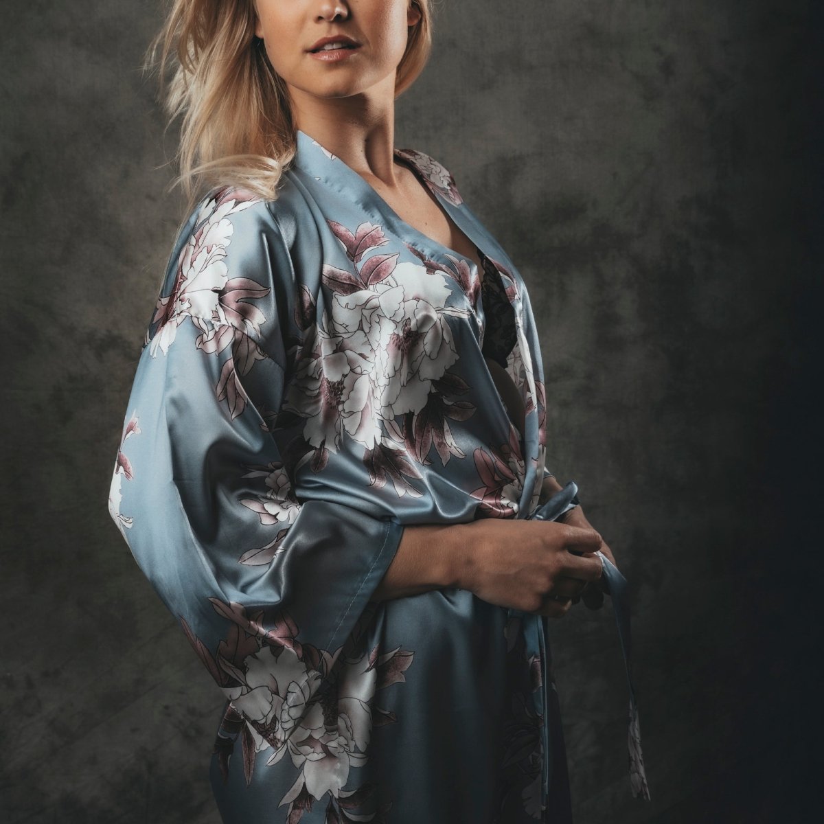 Kimono Dames Satijn Floral Dream - Kimomi