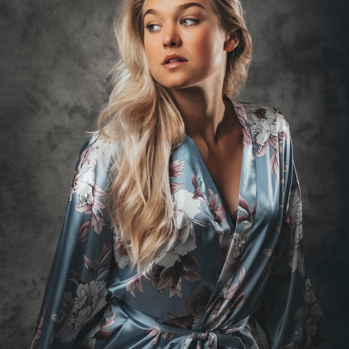 Kimono Dames Satijn Floral Dream - Kimomi