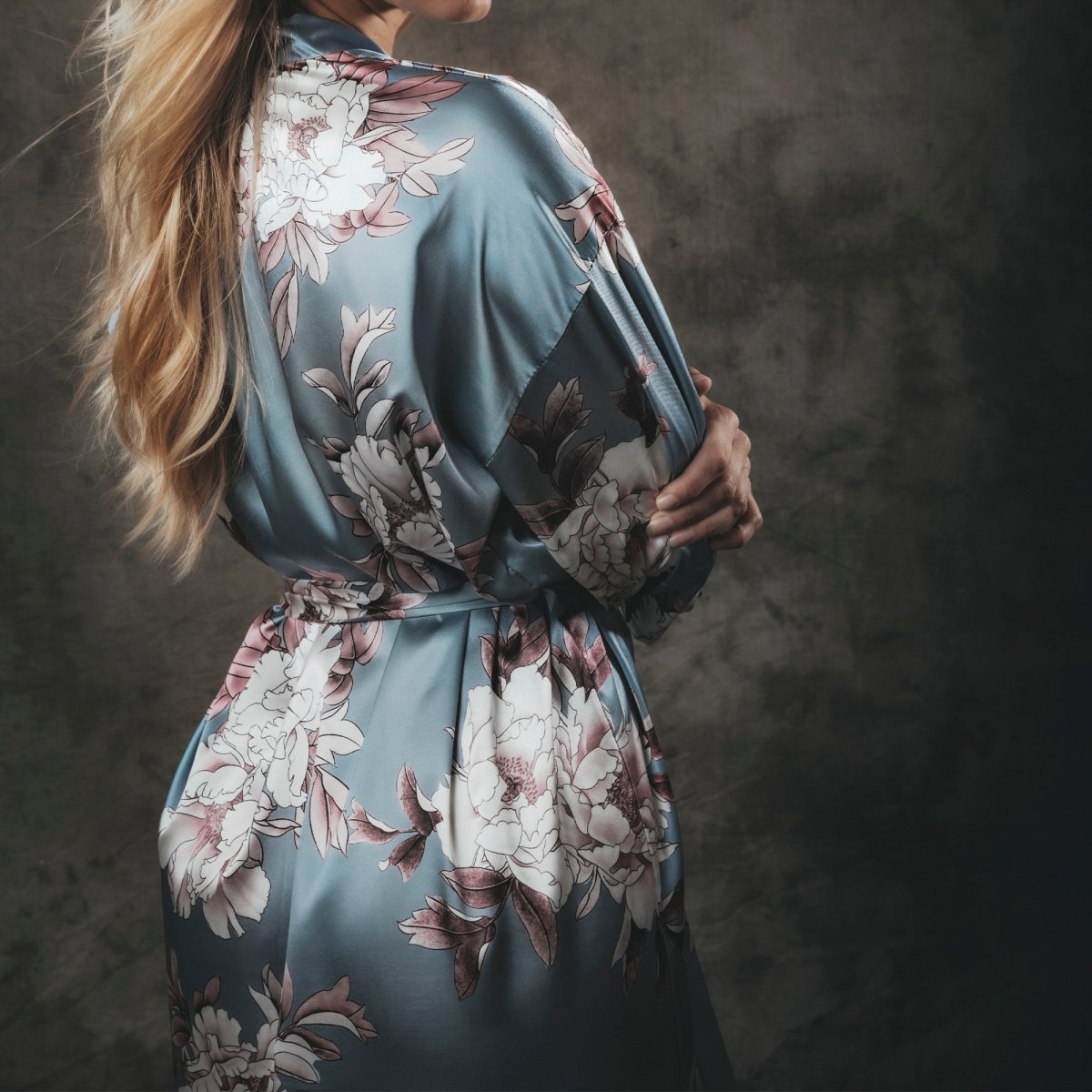 Kimono Dames Satijn Floral Dream - Kimomi