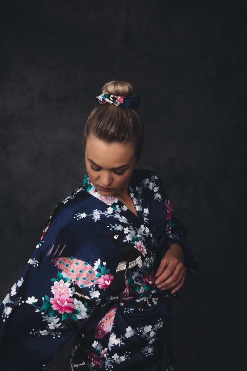Kimono Dames Satijn - Morning Glory - Kimomi