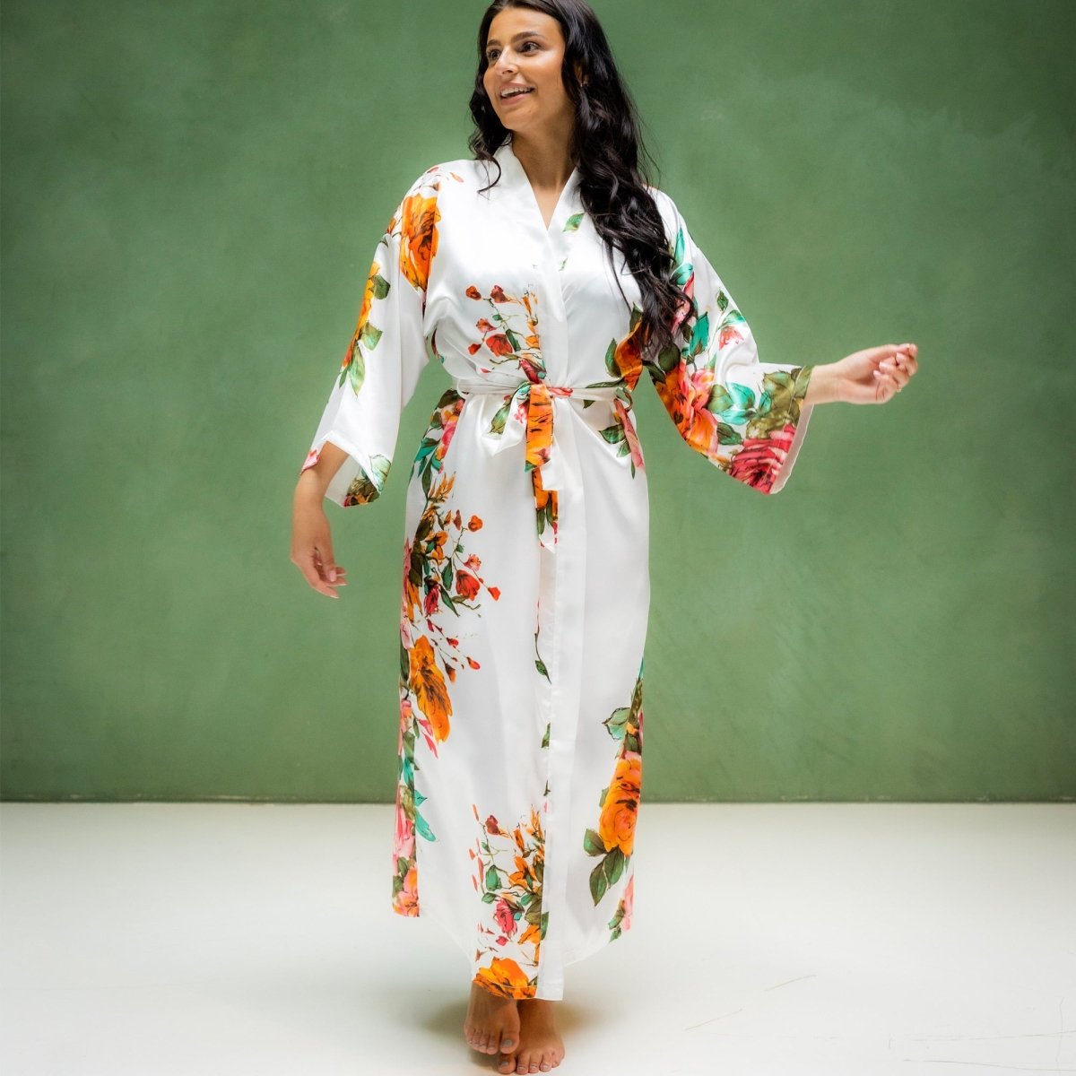 Kimono Dames Satijn - Santorini - Kimomi