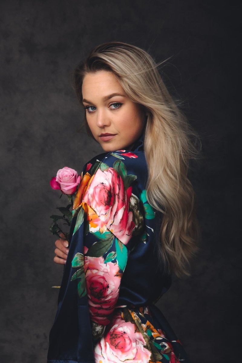 Kimono Dames Satijn - Santorini - Kimomi