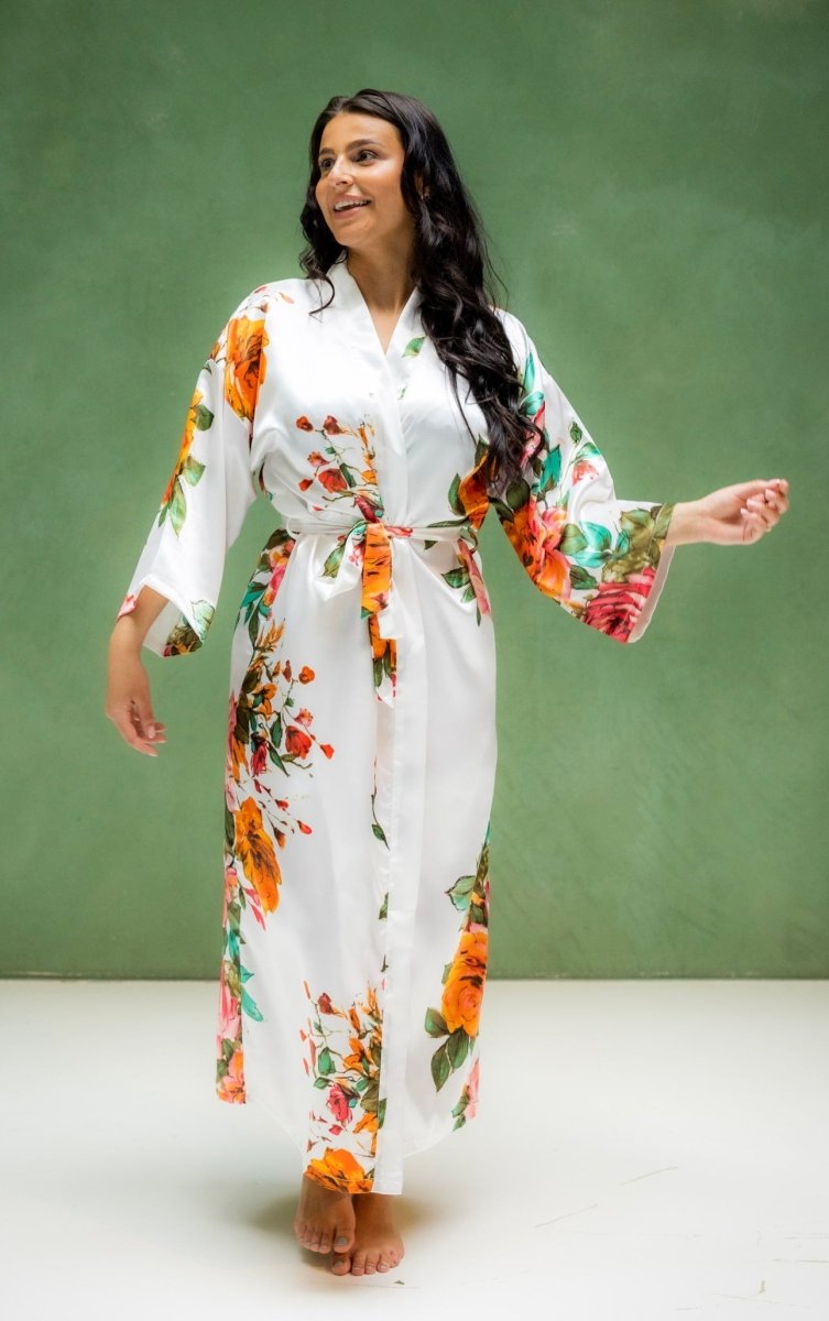 Kimono Dames Satijn – Santorini - Kimomi