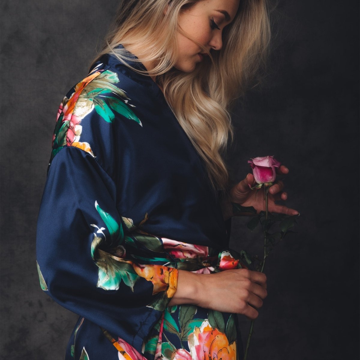 Kimono Dames Satijn - Santorini - Kimomi