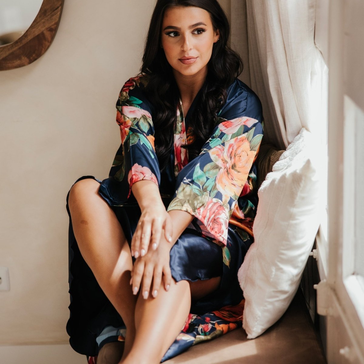 Kimono Dames Satijn - Santorini - Kimomi
