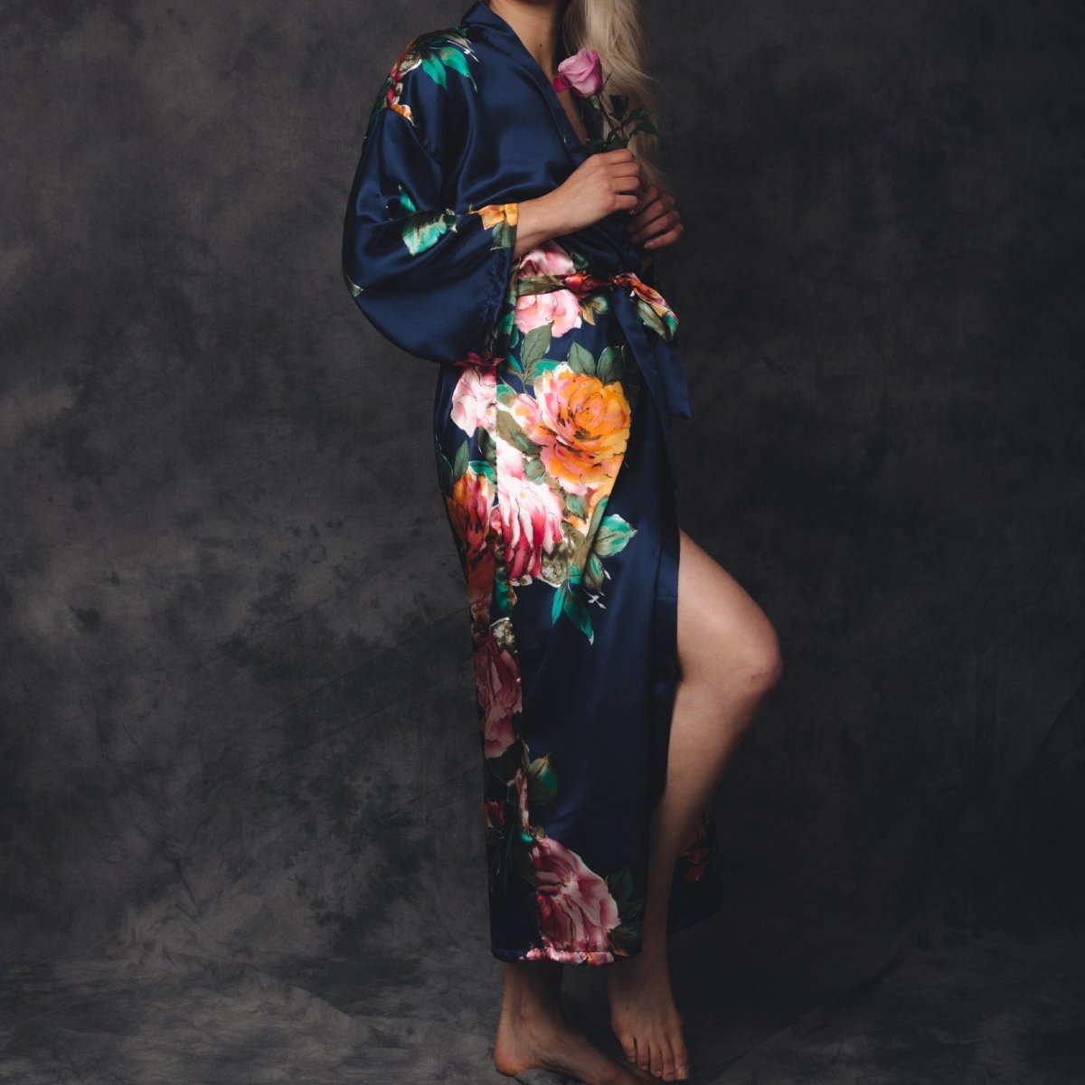 Kimono Dames Satijn - Santorini - Kimomi