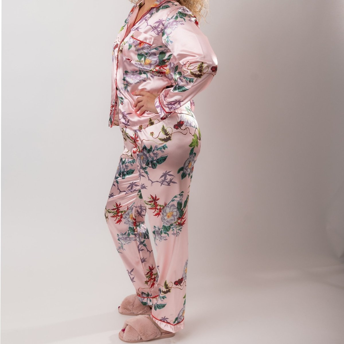 Pyjama Dames Satijn - Tokyo Fall Blossom - Kimomi