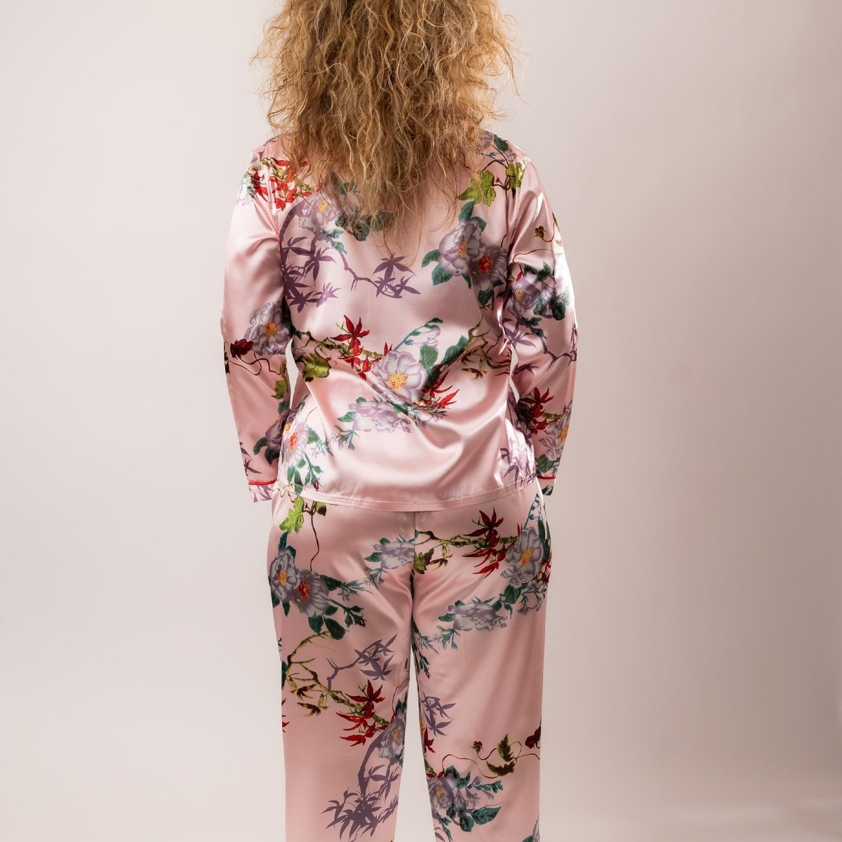 Pyjama Dames Satijn - Tokyo Fall Blossom - Kimomi