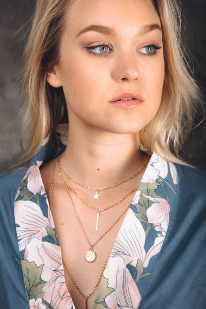 Boho Sun Layered Kettingset