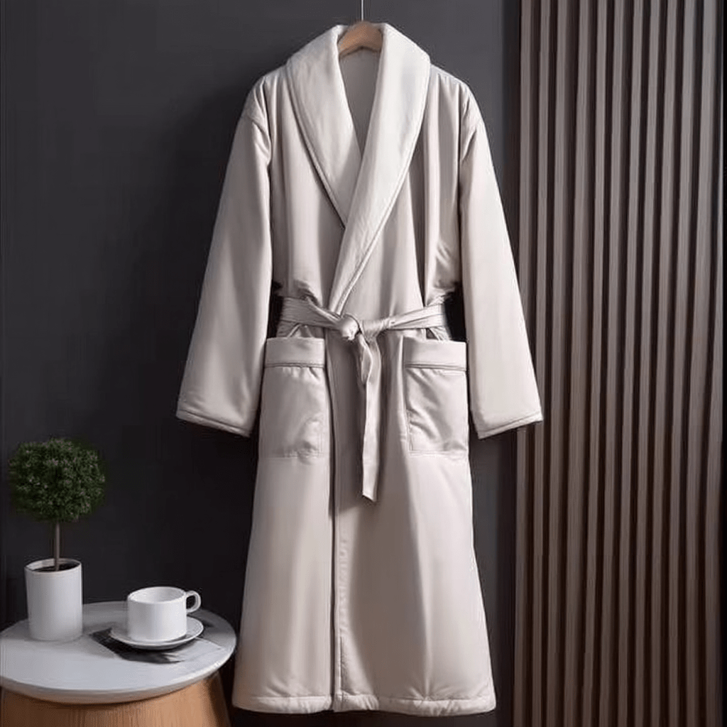 Badjas Dames SatijnFleece - Winter Glow - Kimomi