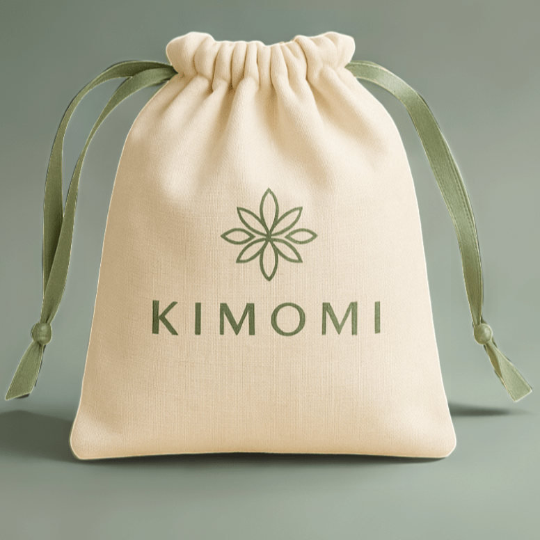 Cadeautasje katoen linnen - Kimomi Gift Pouch - Kimomi