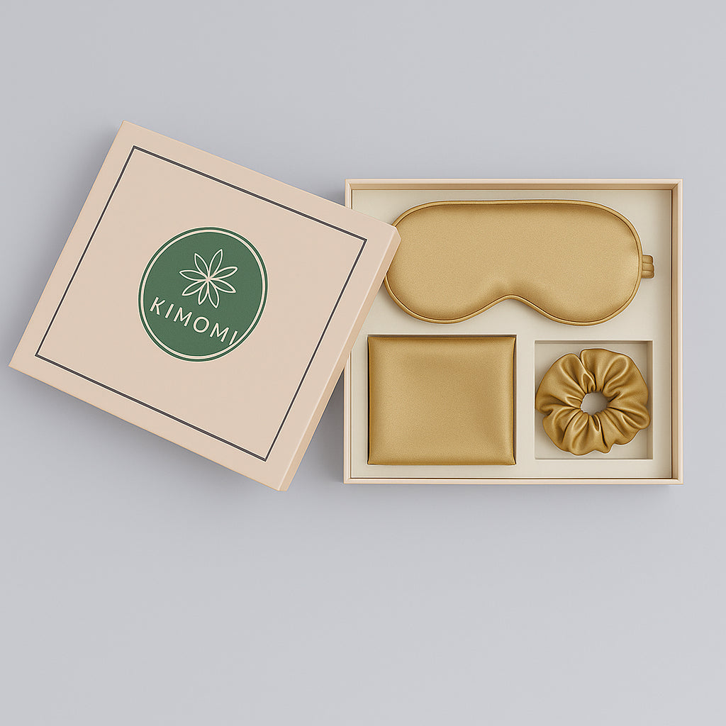 Luxuriöses Satin-Schönheitsschlafset