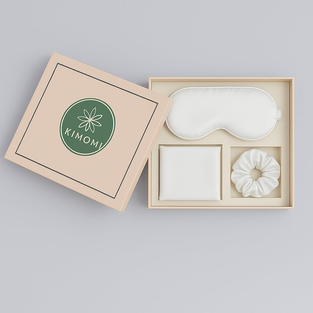 Luxuriöses Satin-Schönheitsschlafset