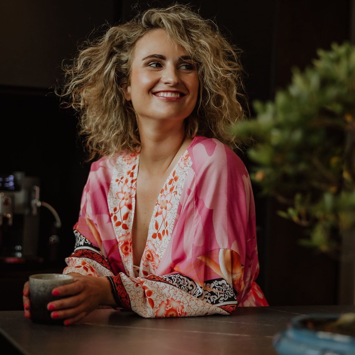 Kimono dames - Pink Breeze - Kimomi