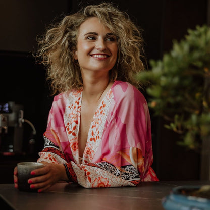 Kimono dames - Pink Breeze - Kimomi