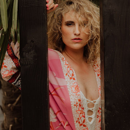 Kimono dames - Pink Breeze - Kimomi