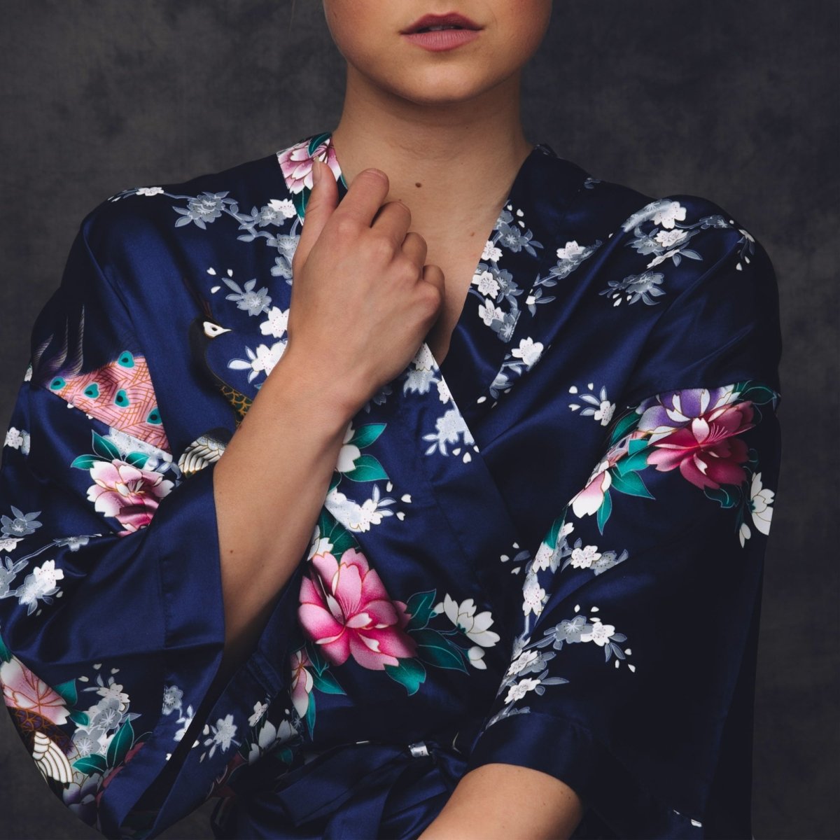 Kimono Dames Satijn - Morning Glory - Kimomi