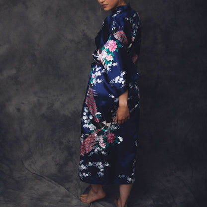 Kimono Dames Satijn - Morning Glory - Kimomi