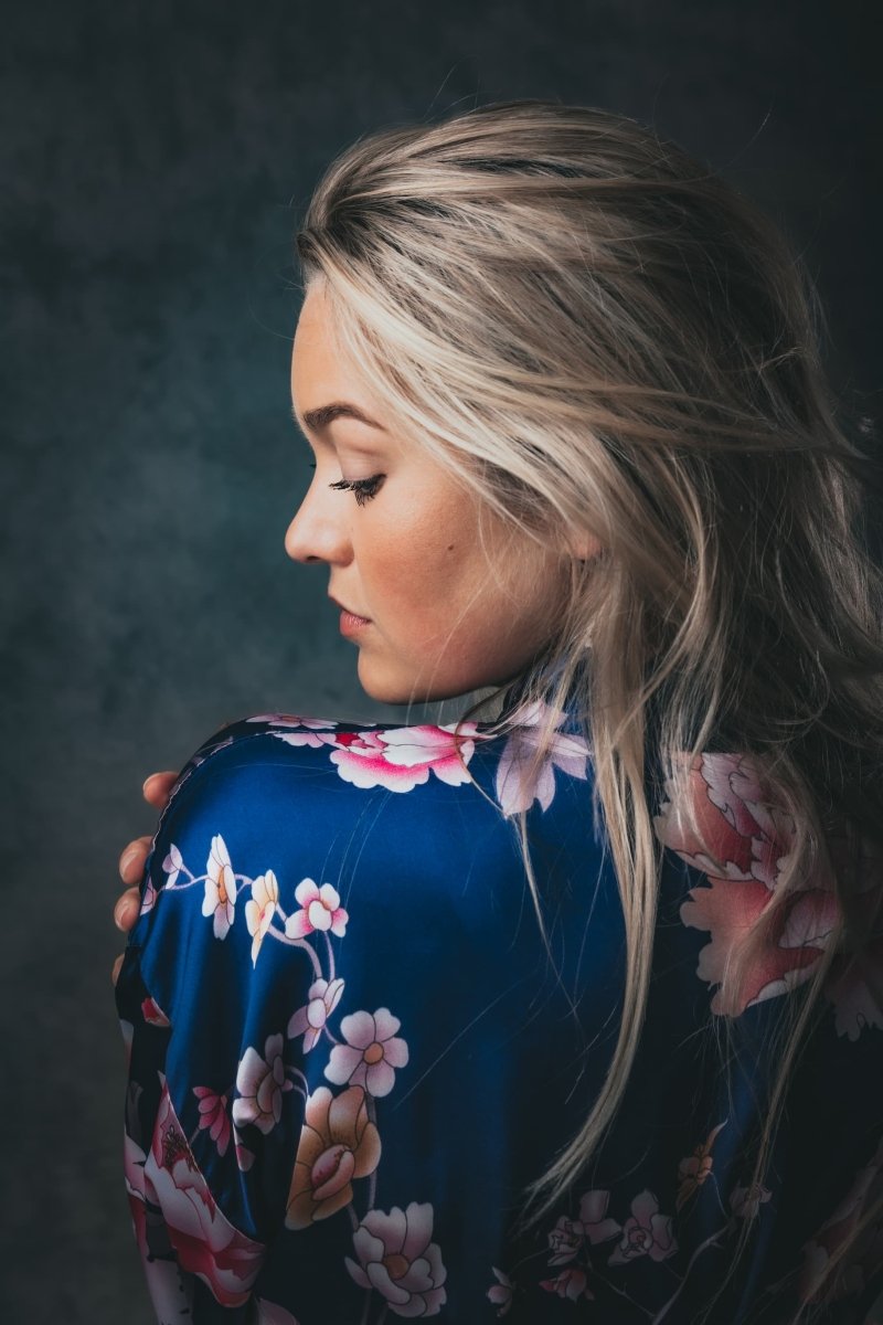 Kimono Dames Satijn - Peony Rose - Kimomi
