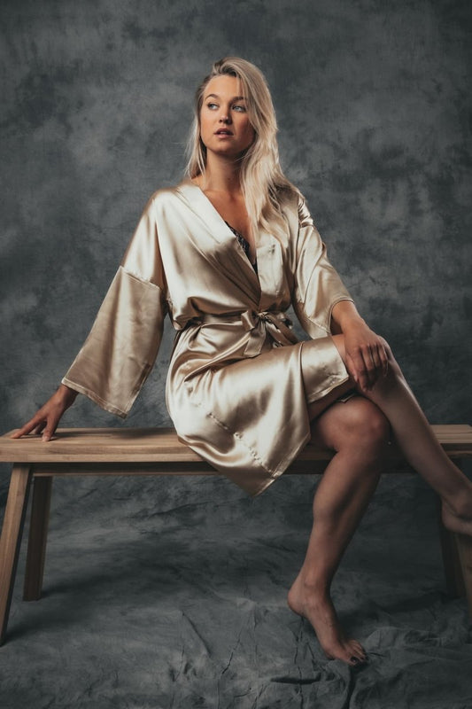 Kimono Dames Satijn – Shine Colour - Kimomi