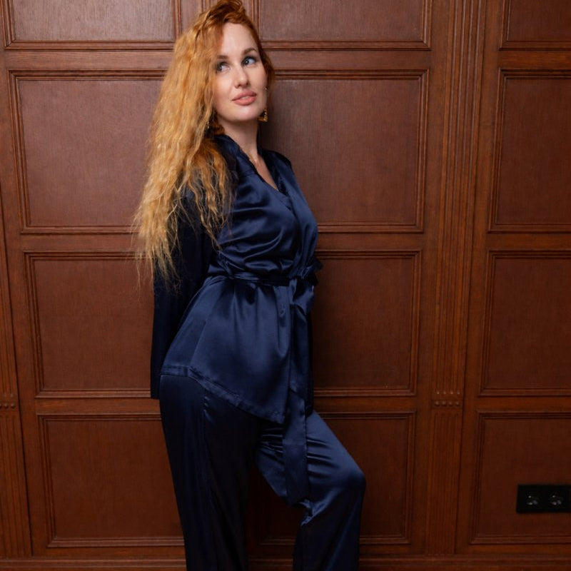 Pyjama Dames Satijn - Hana Silk - Kimomi