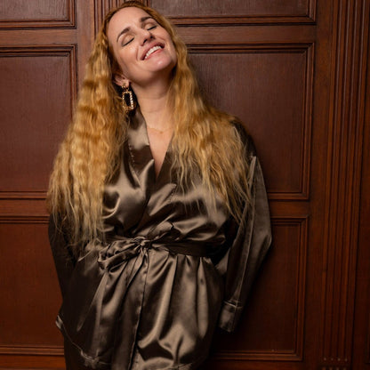 Pyjama Dames Satijn - Hana Silk - Kimomi